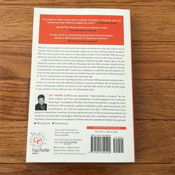 Book: NYT Bestseller Words That Work by Dr. Frank Luntz (Paperback) - Picture 4 of 7